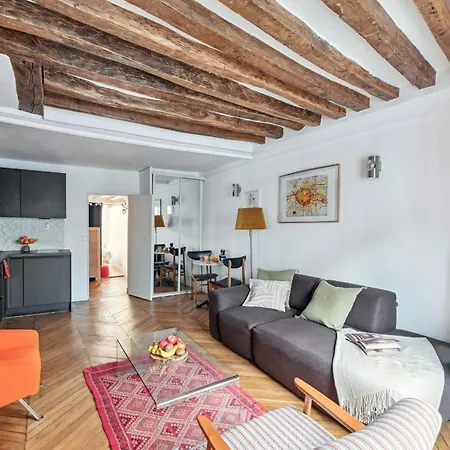 Апартаменты Bnbnova - 1br - Opera & Palais Royal Gardens Париж
